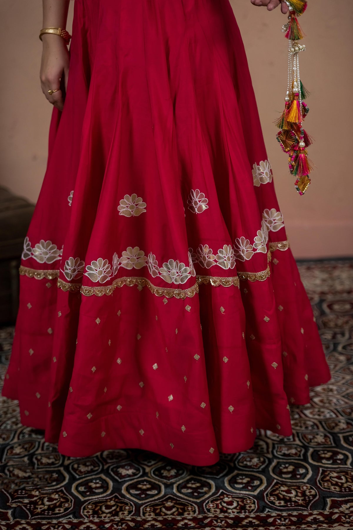 Gulabi Gaurav Chaniya Choli Set