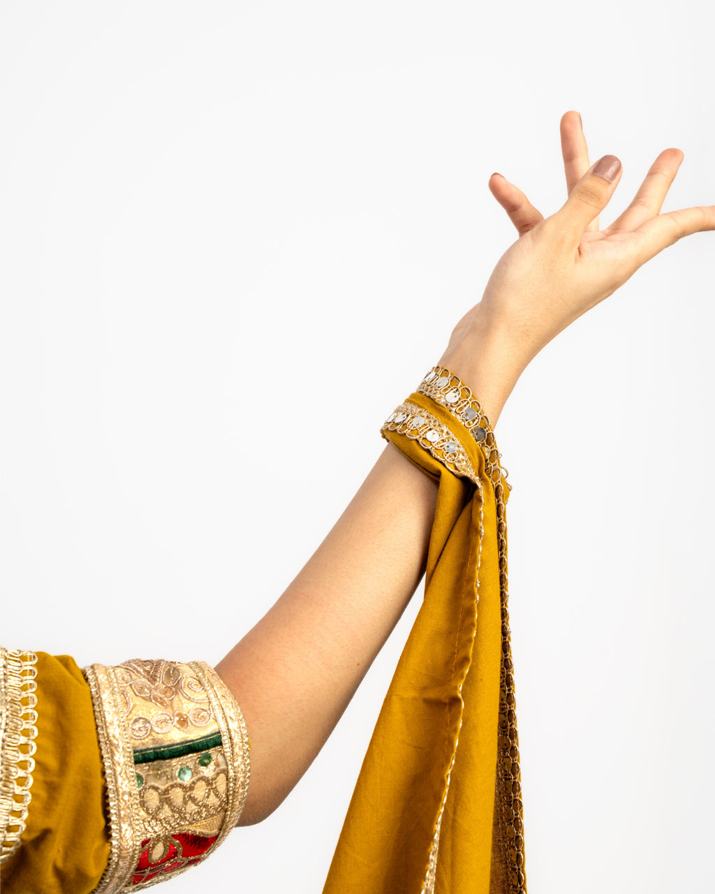 Kesariya Garba Chaniya Choli Set