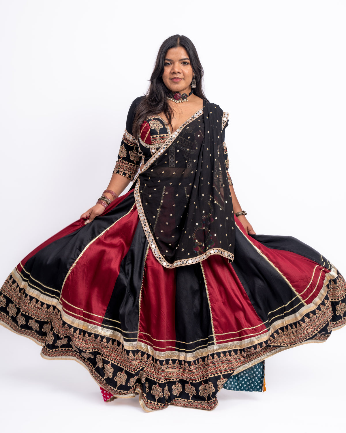 Rang Rasiya Reversible Garba Chaniya Choli Set