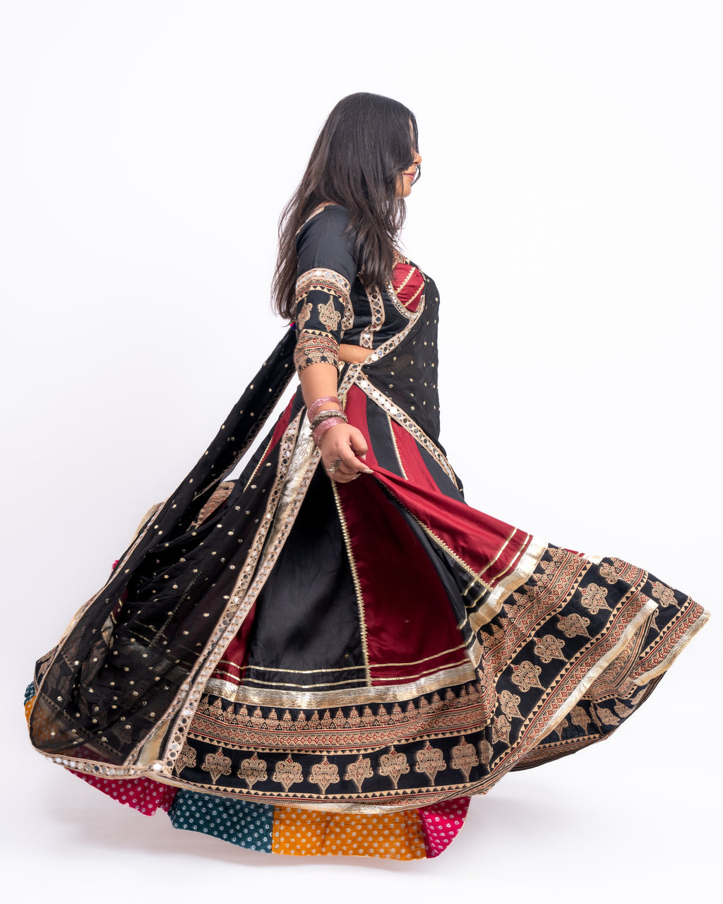Rang Rasiya Reversible Garba Chaniya Choli Set