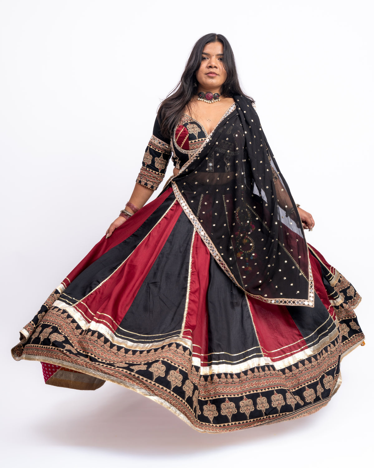 Rang Rasiya Reversible Garba Chaniya Choli Set