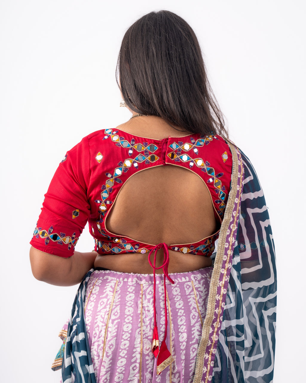 Raas Gulabi Leher Chaniya Choli