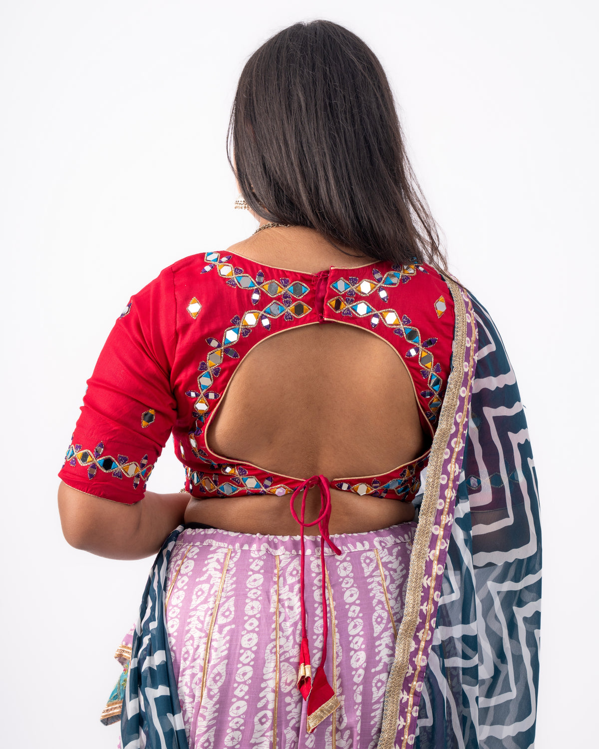 Raas Gulabi Leher Chaniya Choli