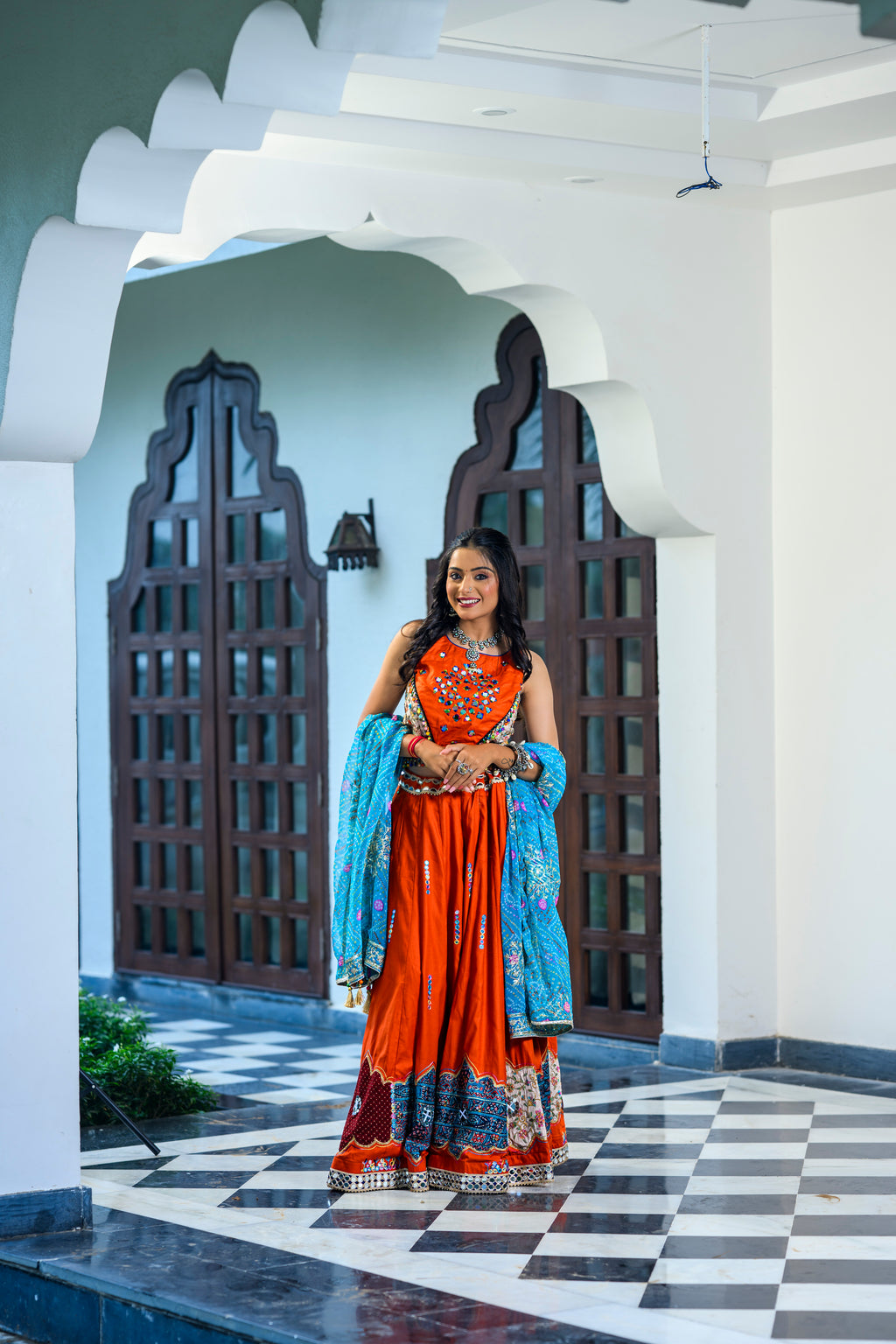 Kesariya Koyal Chaniya Choli Set