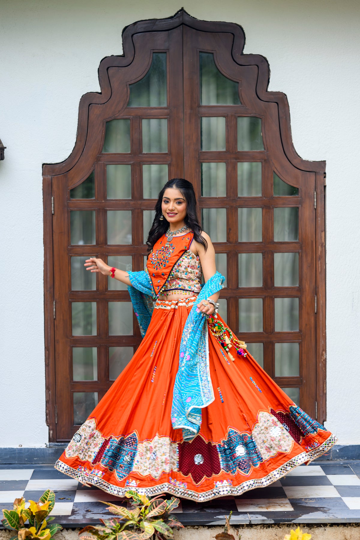Kesariya Koyal Chaniya Choli Set