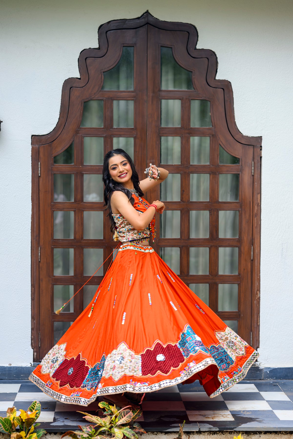 Kesariya Koyal Chaniya Choli Set
