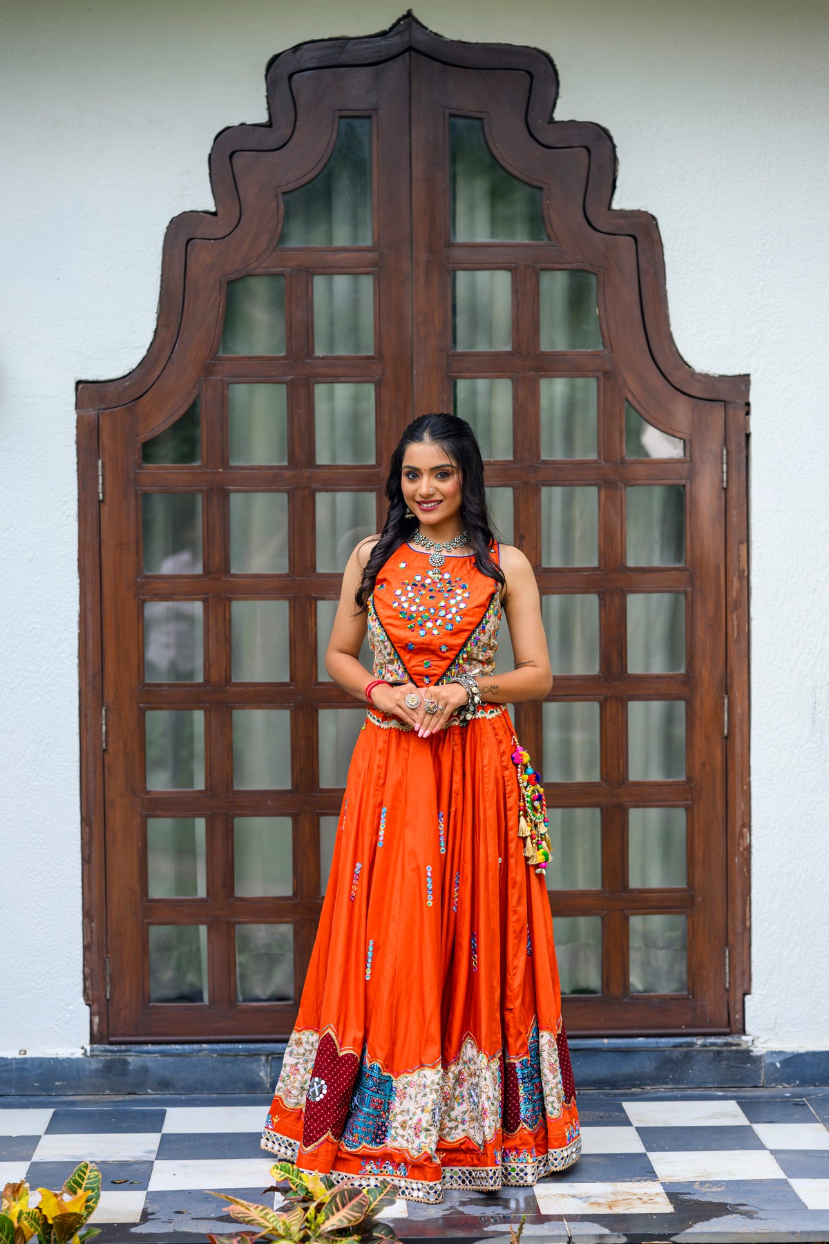 Kesariya Koyal Chaniya Choli Set