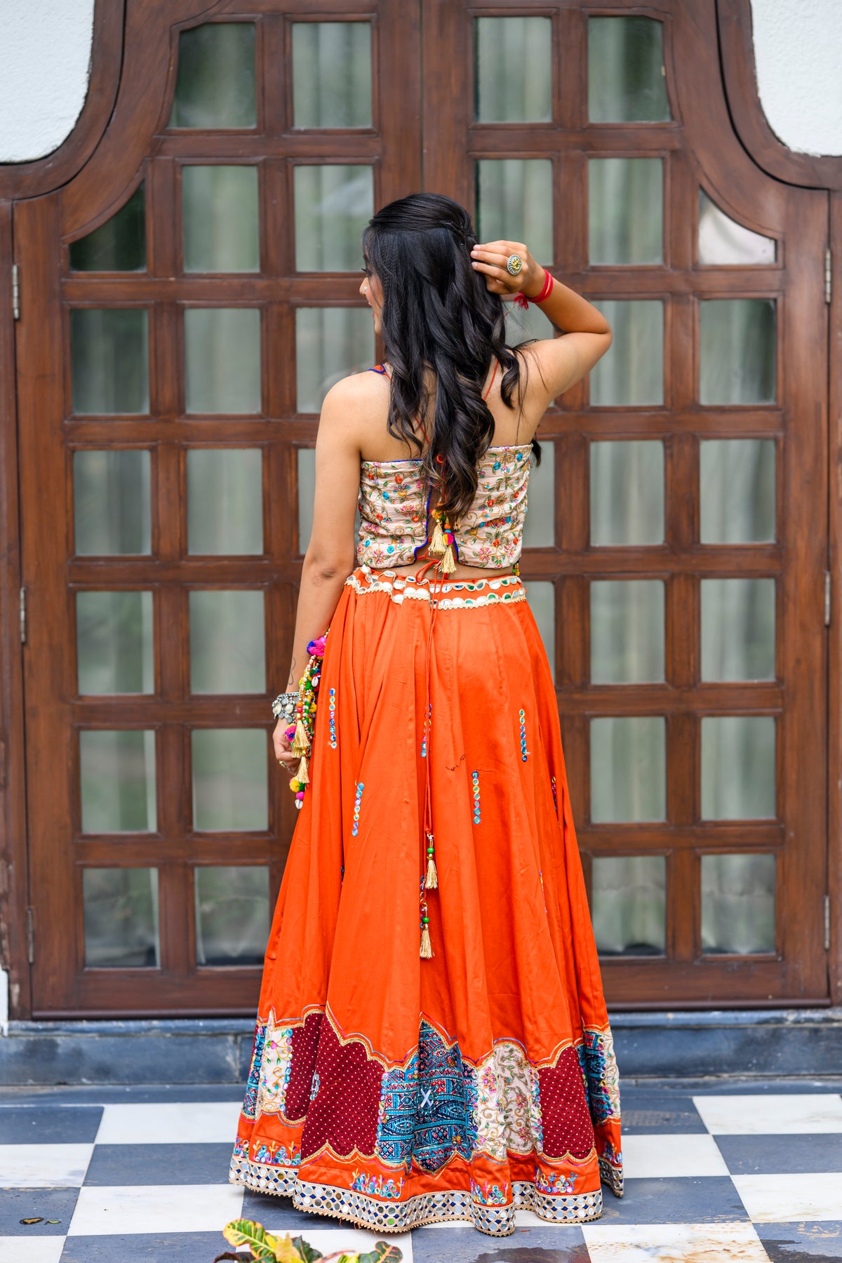 Kesariya Koyal Chaniya Choli Set