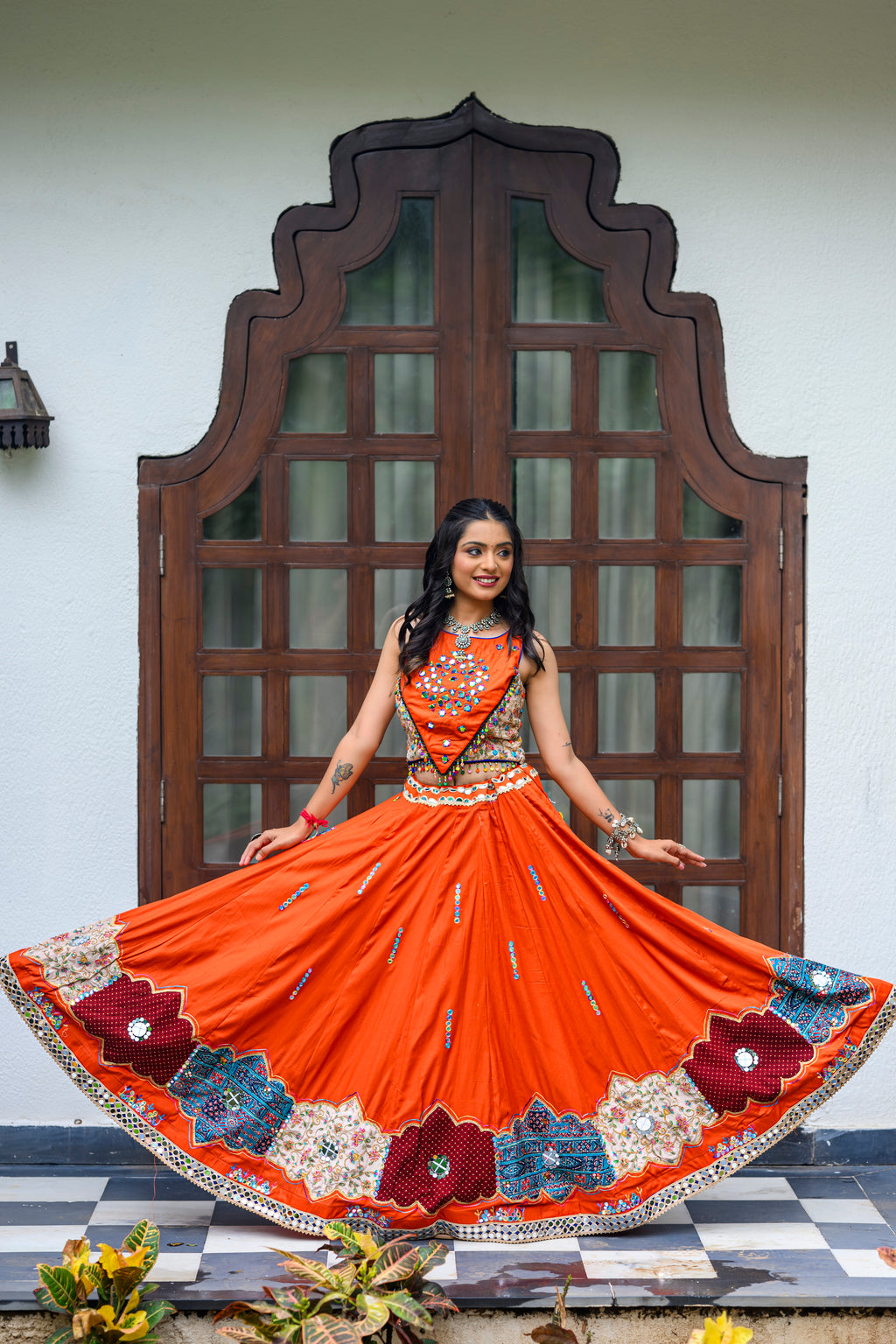 Kesariya Koyal Chaniya Choli Set