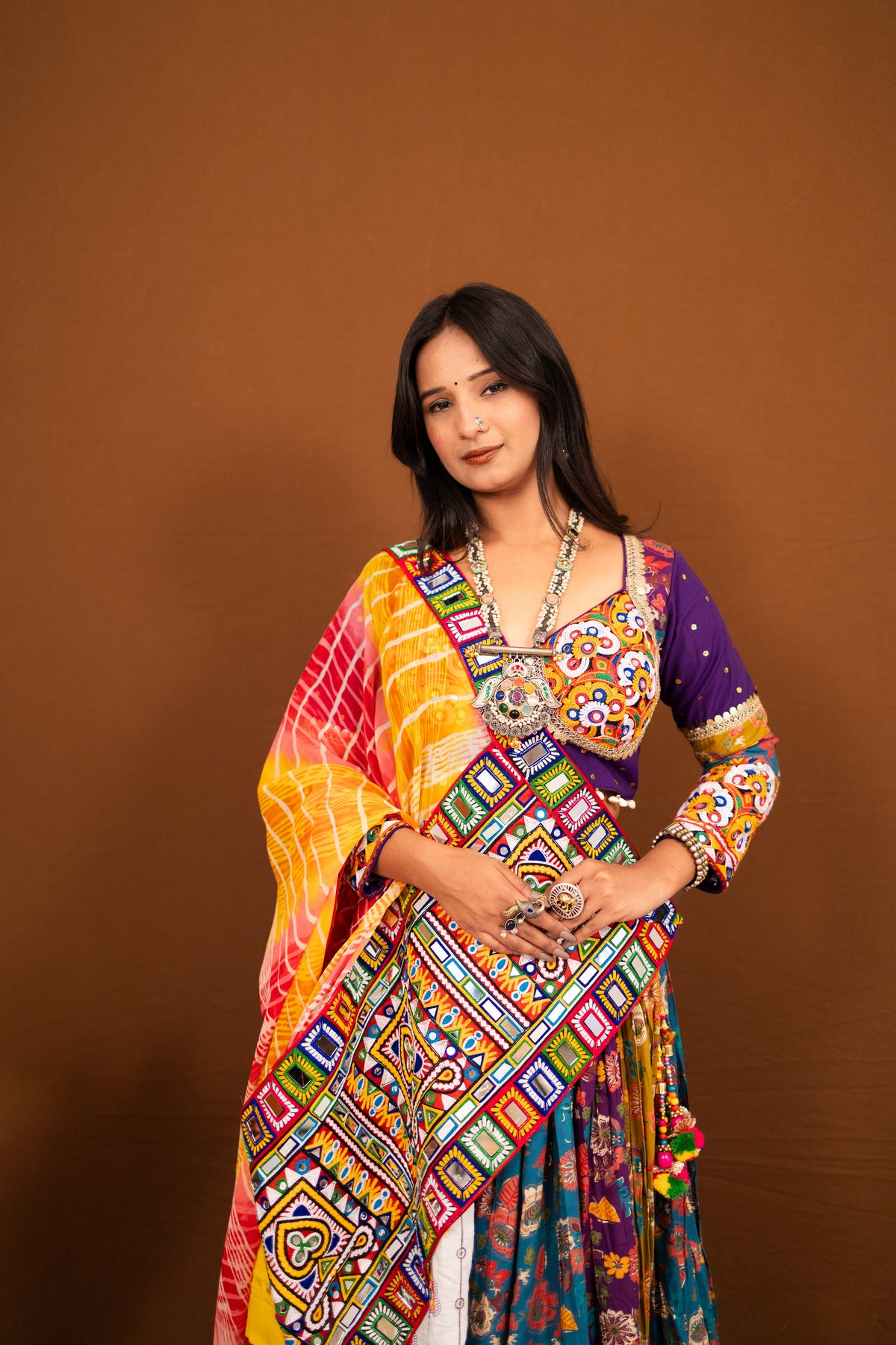 Rangrez Patchwork Chaniya Choli Set